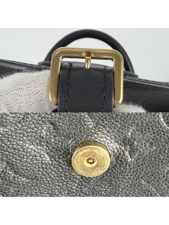 Louis Vuitton Backpack Monogram Empreinte Montsouris PM Black Silver